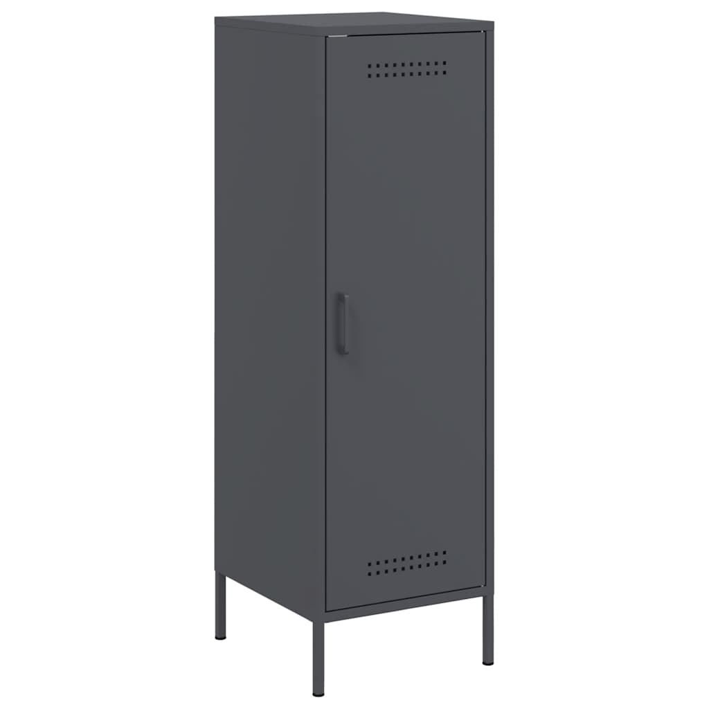 Buffet haut anthracite 36x39x113 cm acier - XIOS