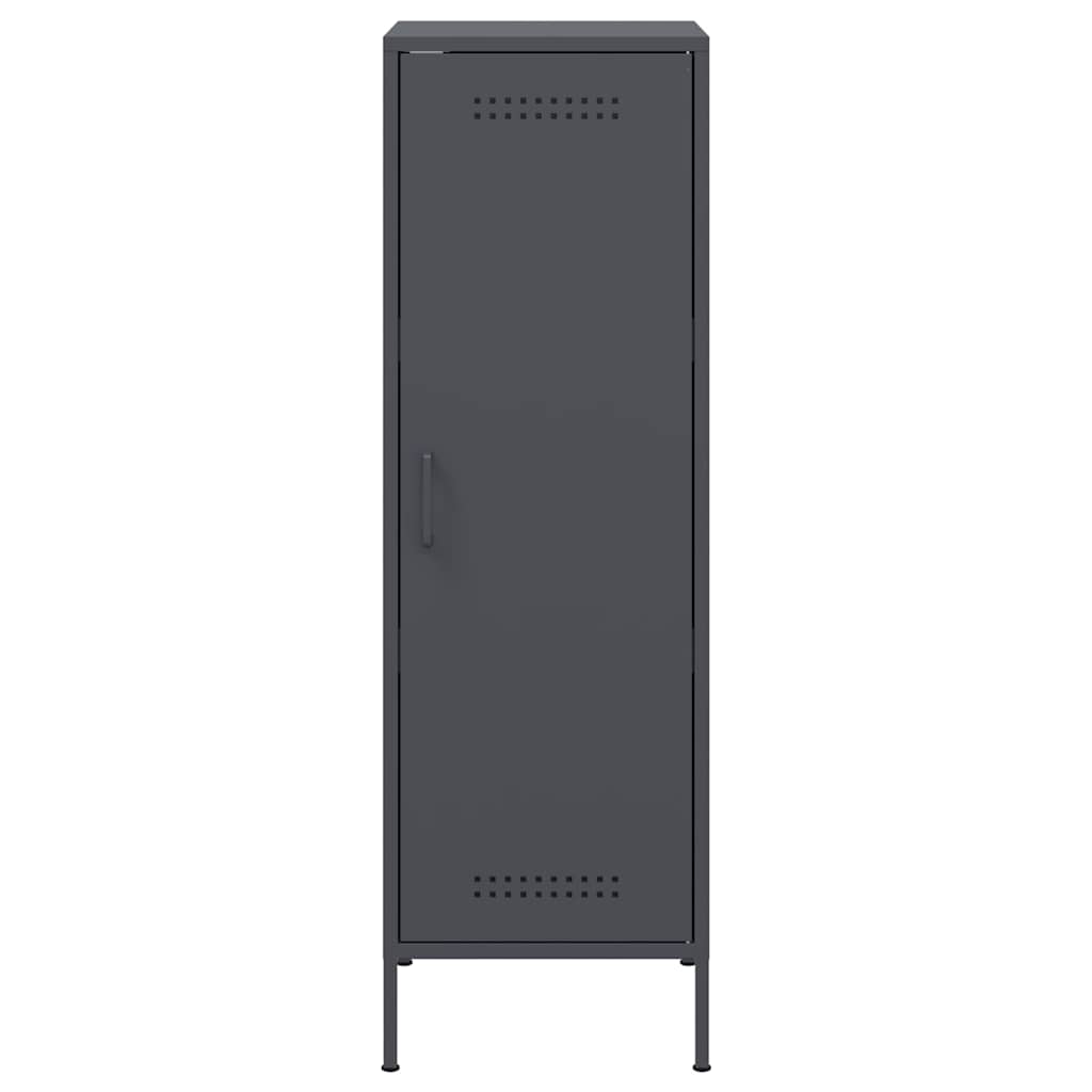Buffet haut anthracite 36x39x113 cm acier - XIOS