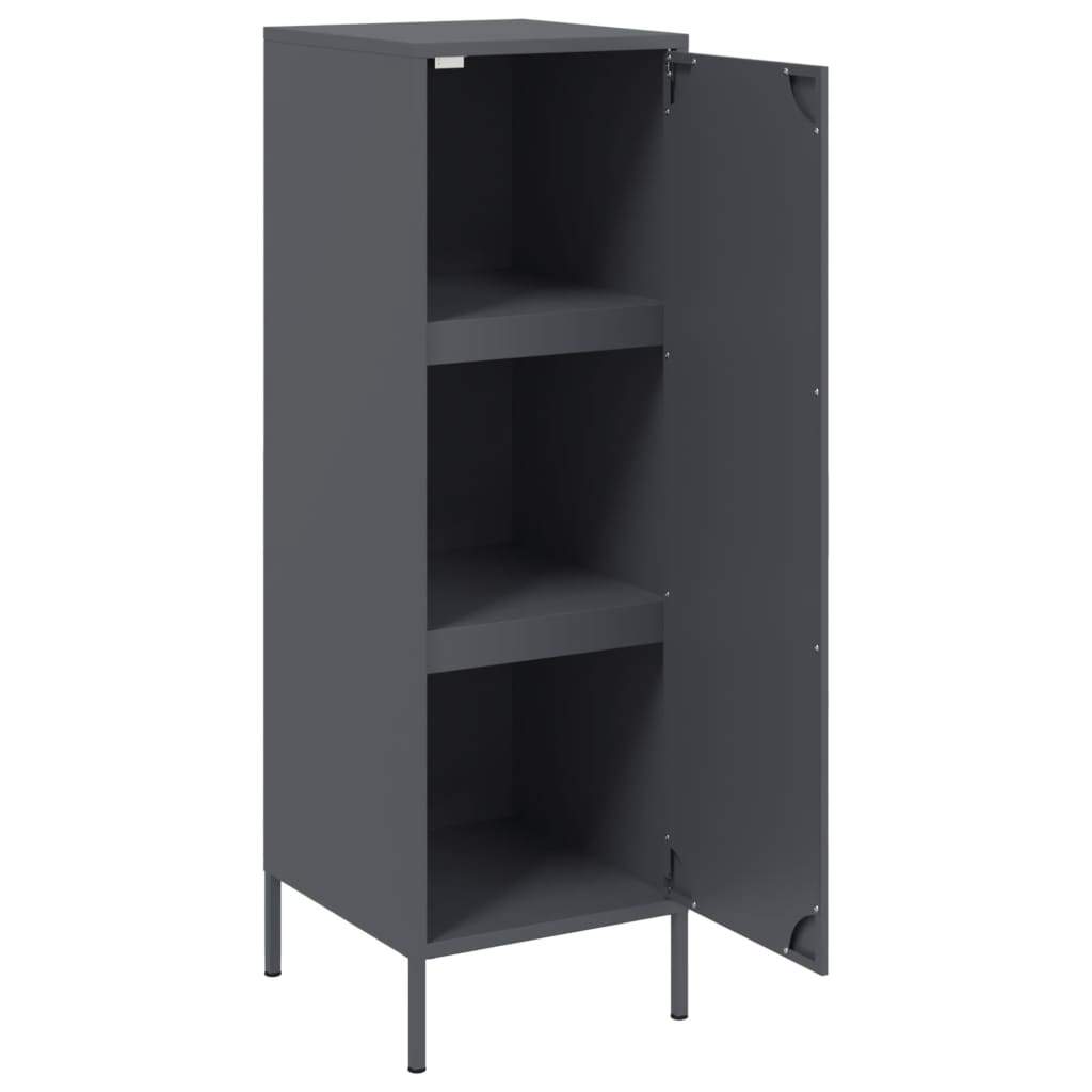 Buffet haut anthracite 36x39x113 cm acier - XIOS