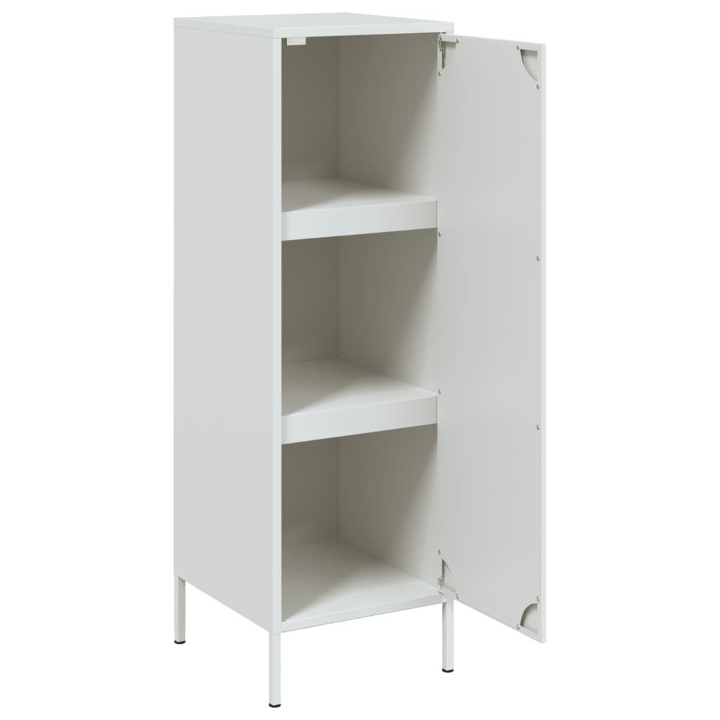 Buffet haut blanc 36x39x113 cm acier - XIOS