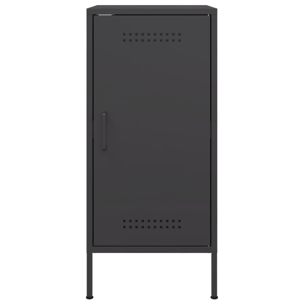 Buffets 2 pcs noir 36x39x79 cm acier - XIOS