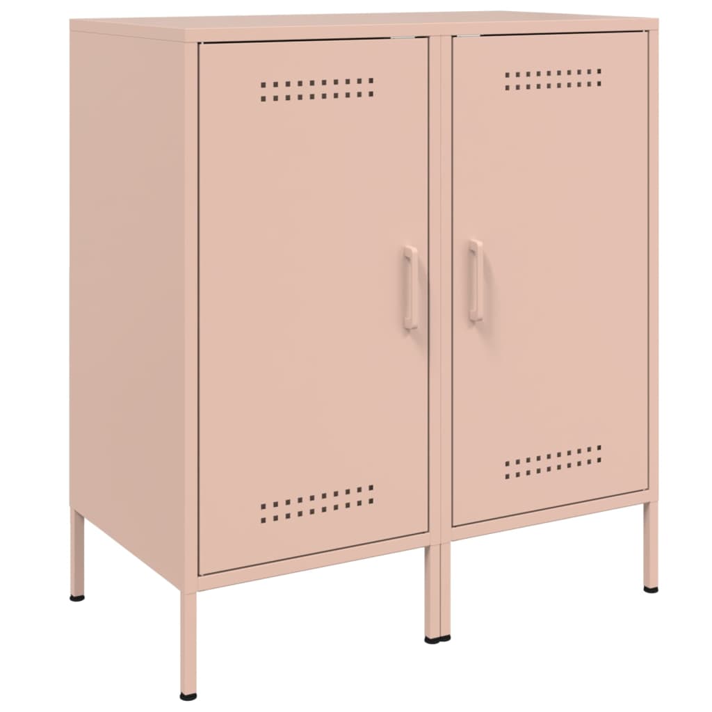 Buffets 2 pcs rose 36x39x79 cm acier - XIOS