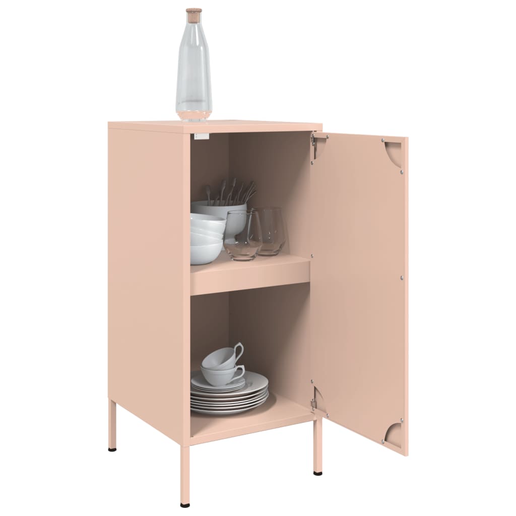 Buffets 2 pcs rose 36x39x79 cm acier - XIOS