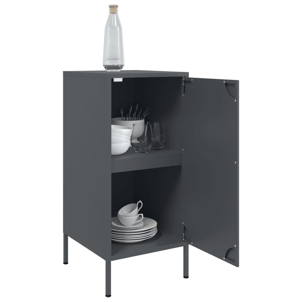 Buffet anthracite 36x39x79 cm acier - XIOS