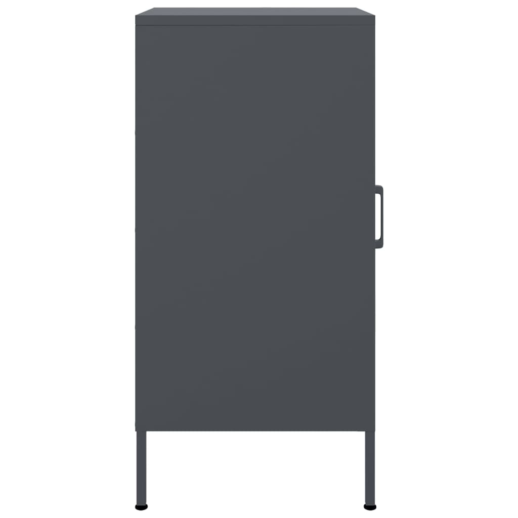 Buffet anthracite 36x39x79 cm acier - XIOS