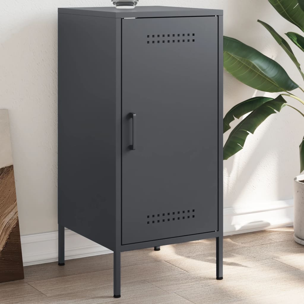 Buffet anthracite 36x39x79 cm acier - XIOS