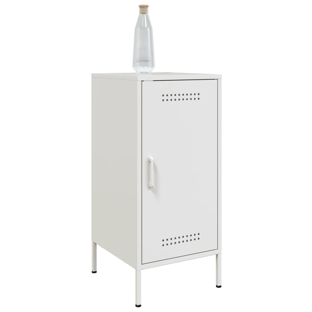 Buffet blanc 36x39x79 cm acier - XIOS