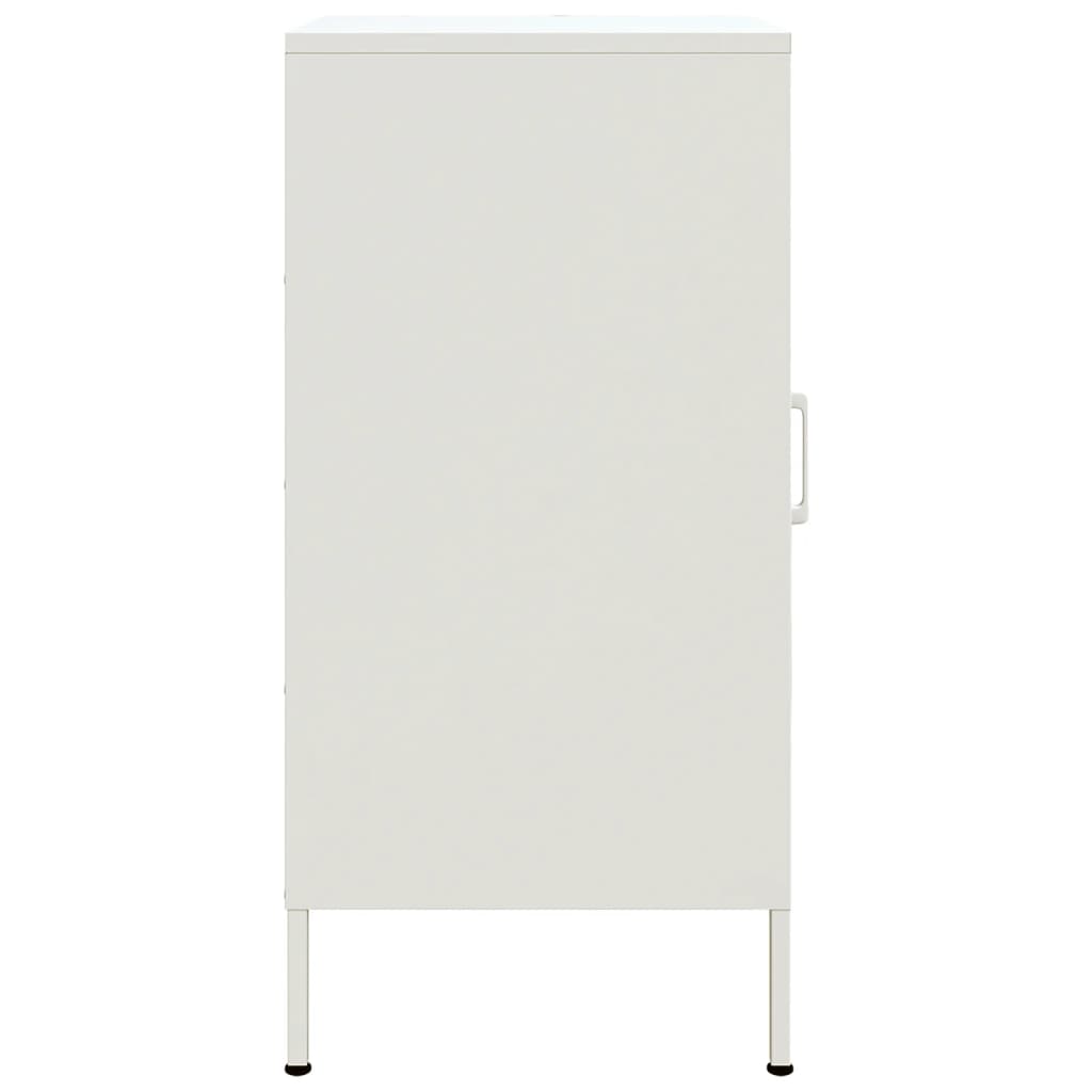 Buffet blanc 36x39x79 cm acier - XIOS