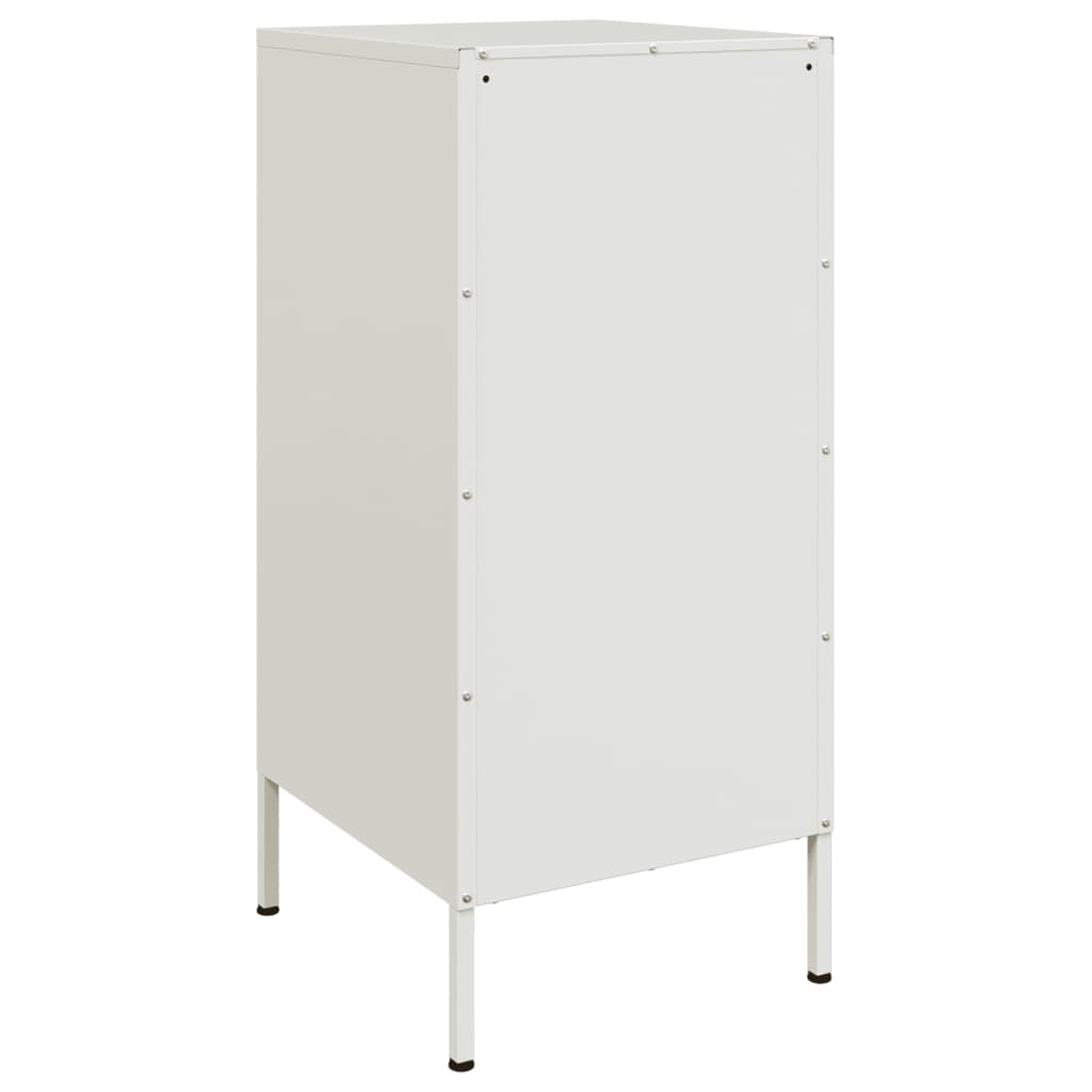 Buffet blanc 36x39x79 cm acier - XIOS