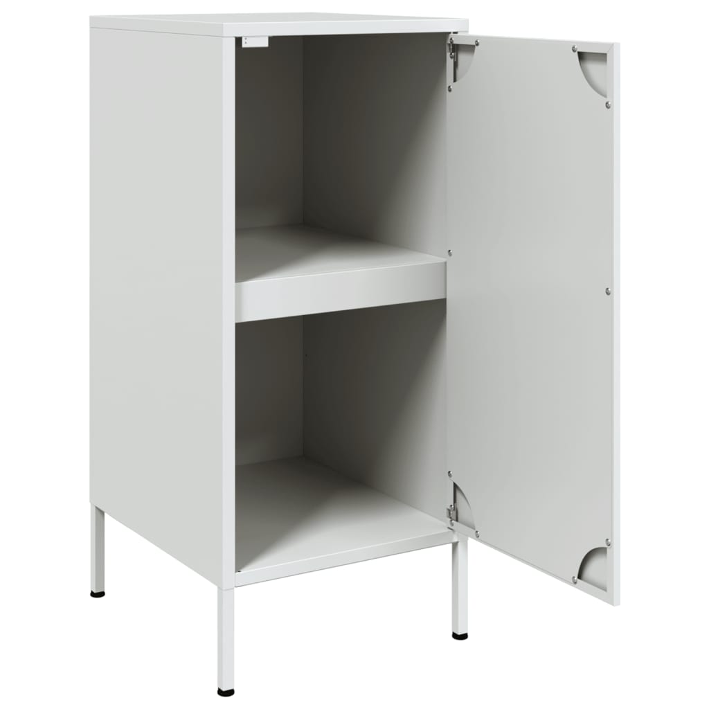 Buffet blanc 36x39x79 cm acier - XIOS