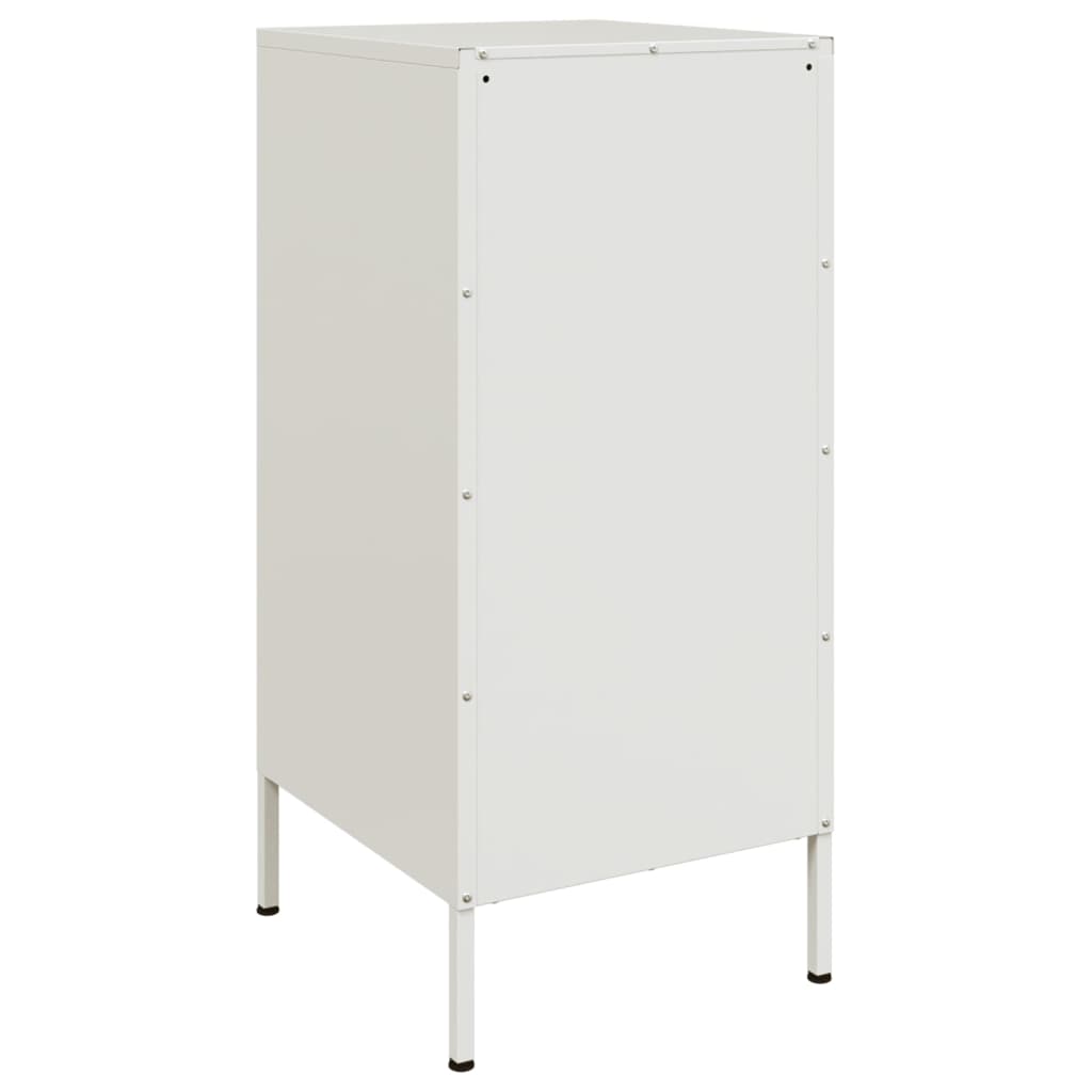 Buffets 2 pcs blanc 36x39x79 cm acier - XIOS