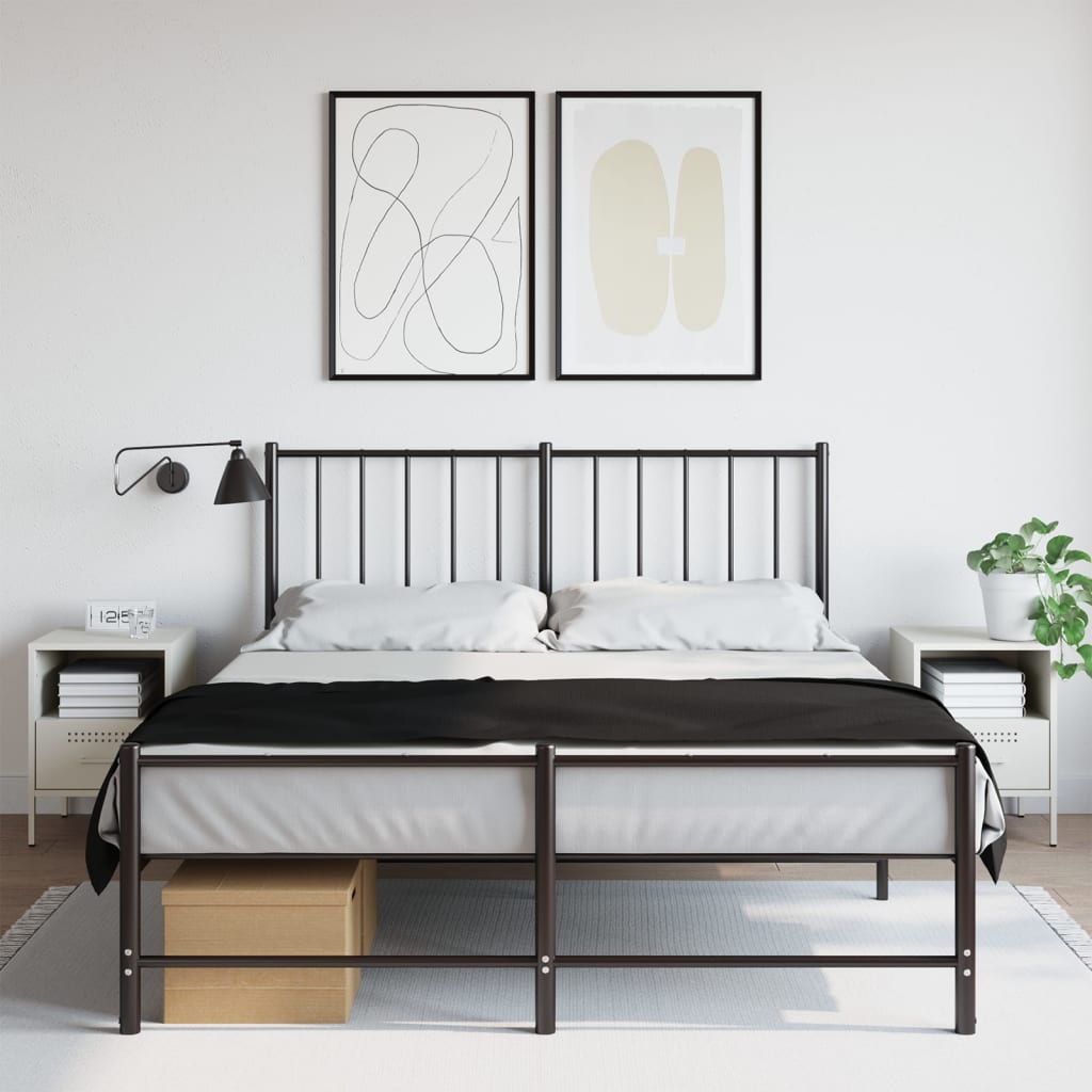 Tables de chevet 2 pcs blanc 36x39x50,5 cm acier - XIOS