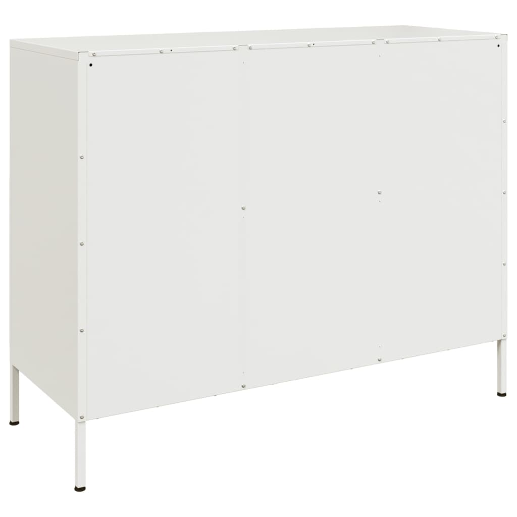 Buffet blanc 100,5x39x79 cm acier - XIOS