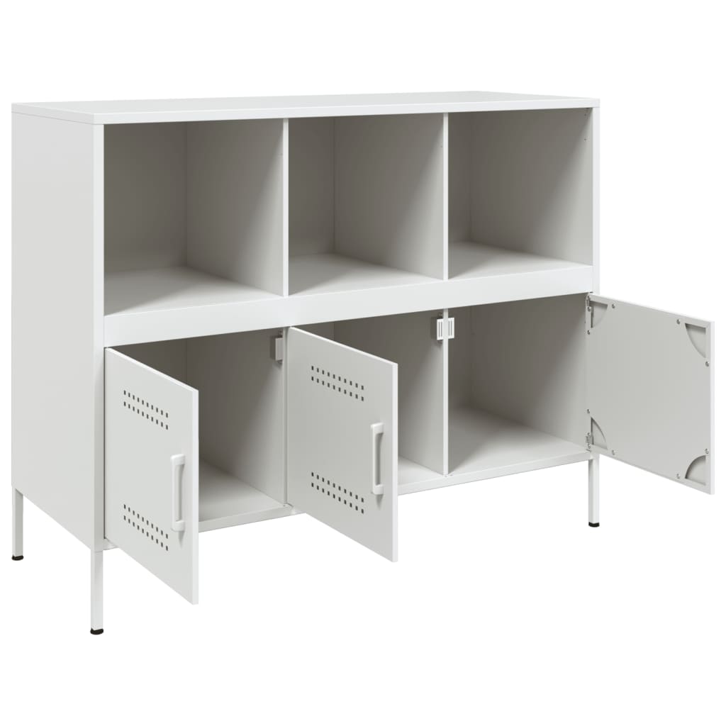 Buffet blanc 100,5x39x79 cm acier - XIOS