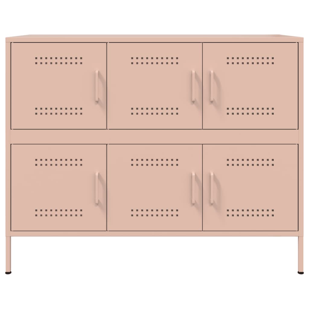 Buffet rose 100,5x39x79 cm acier - XIOS