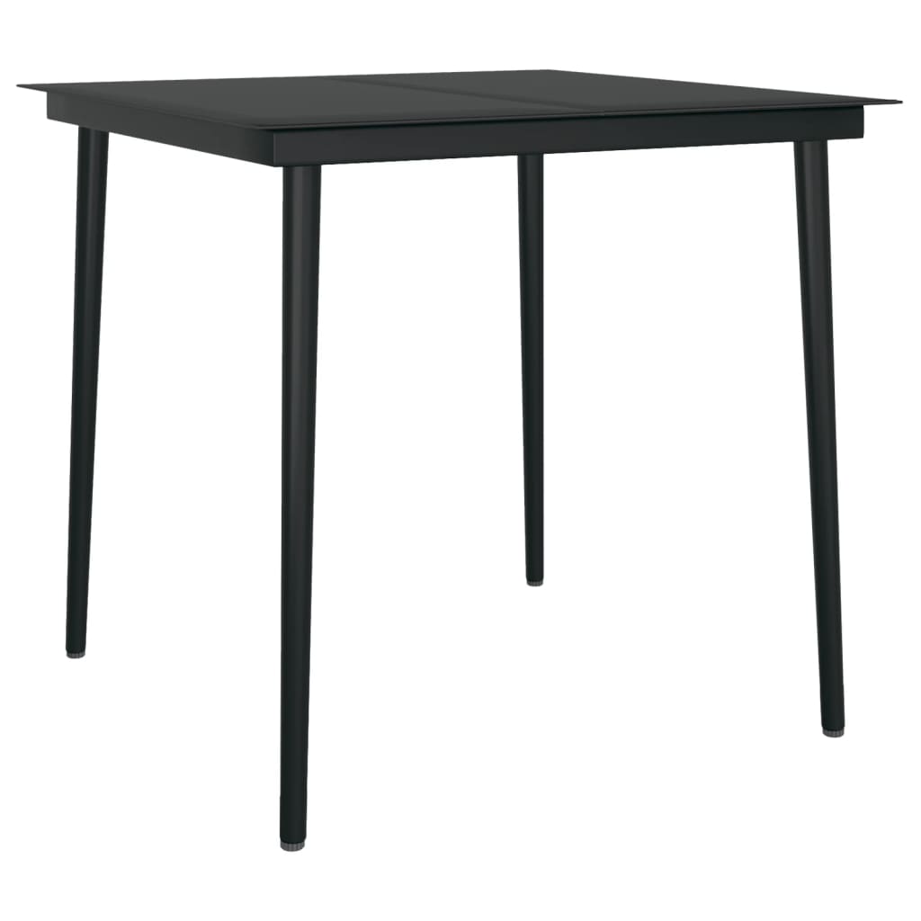 Ensemble à manger de jardin 3 pcs et coussins marron poly rotin