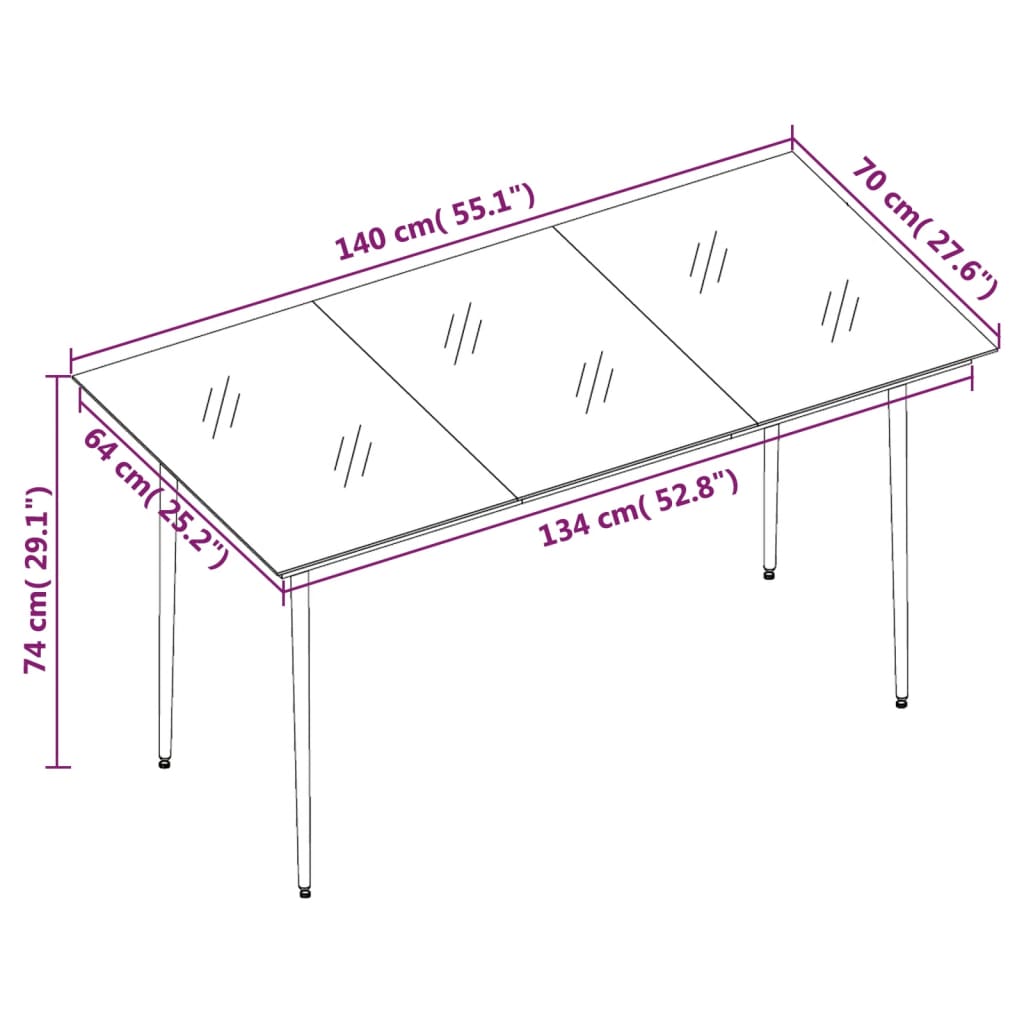 Ensemble à manger de jardin 5 pcs et coussins marron poly rotin