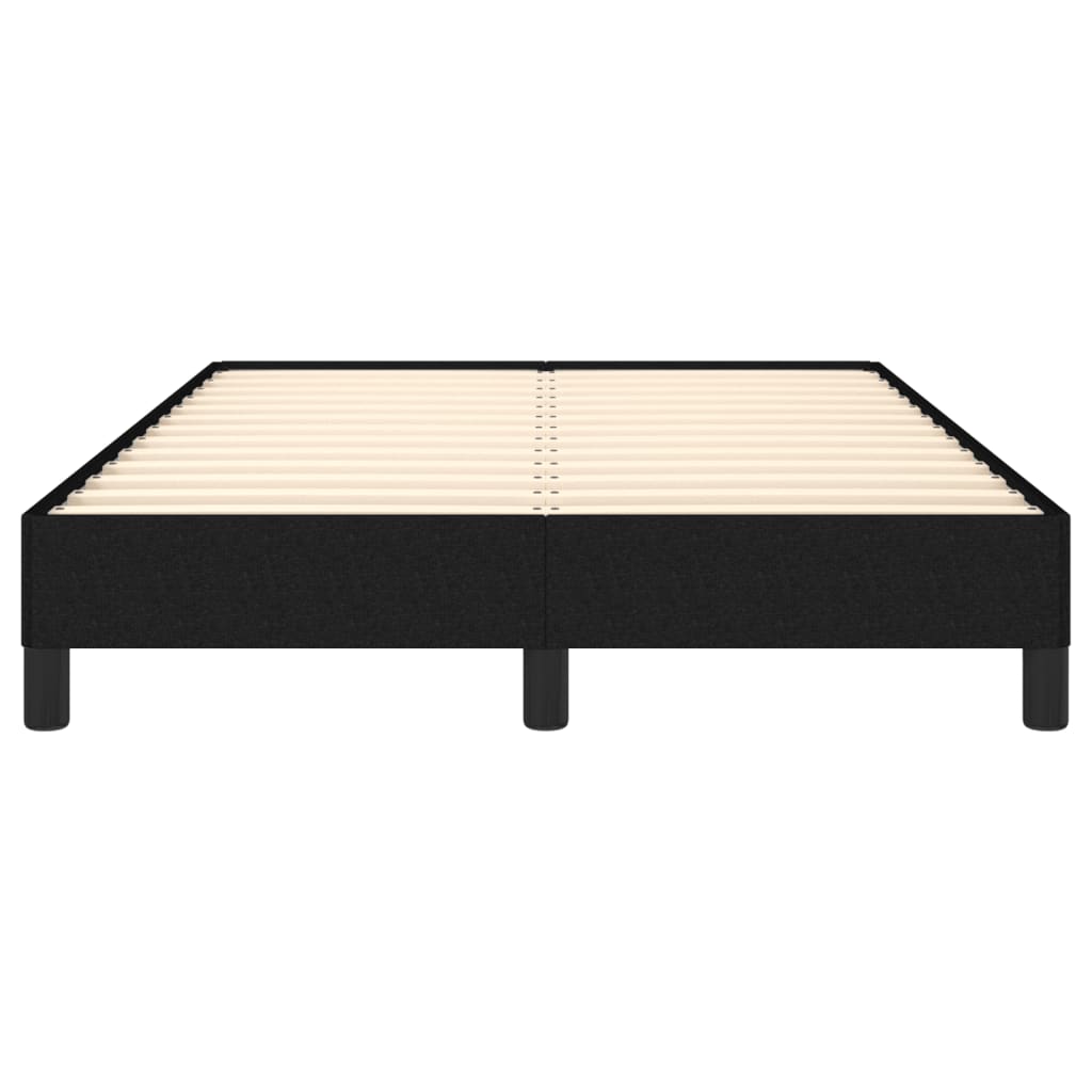 Cadre de lit sans matelas noir 120x190 cm tissu - XIOS