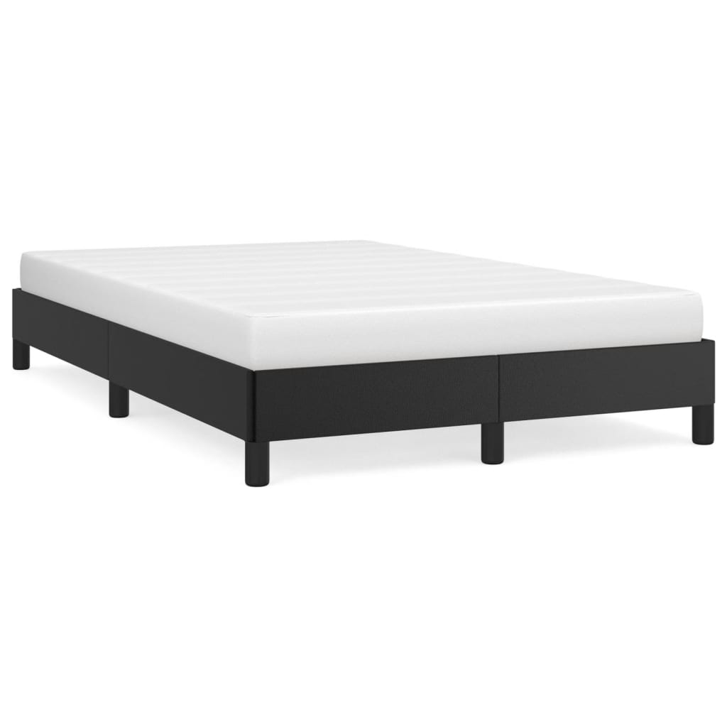 Cadre de lit sans matelas noir 120x190 cm similicuir - XIOS