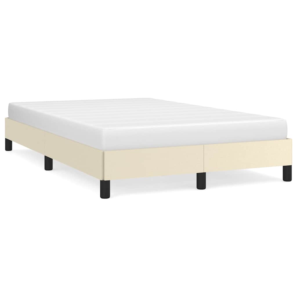 Cadre de lit sans matelas crème 120x190 cm similicuir - XIOS