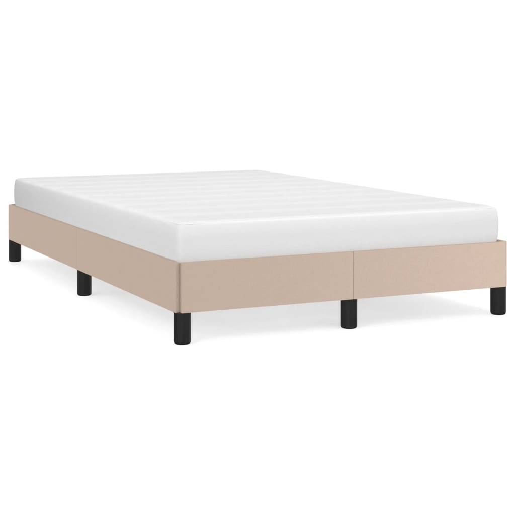 Cadre de lit sans matelas cappuccino 120x190 cm similicuir - XIOS
