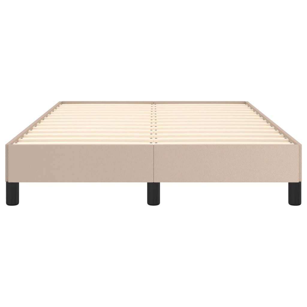 Cadre de lit sans matelas cappuccino 120x190 cm similicuir - XIOS