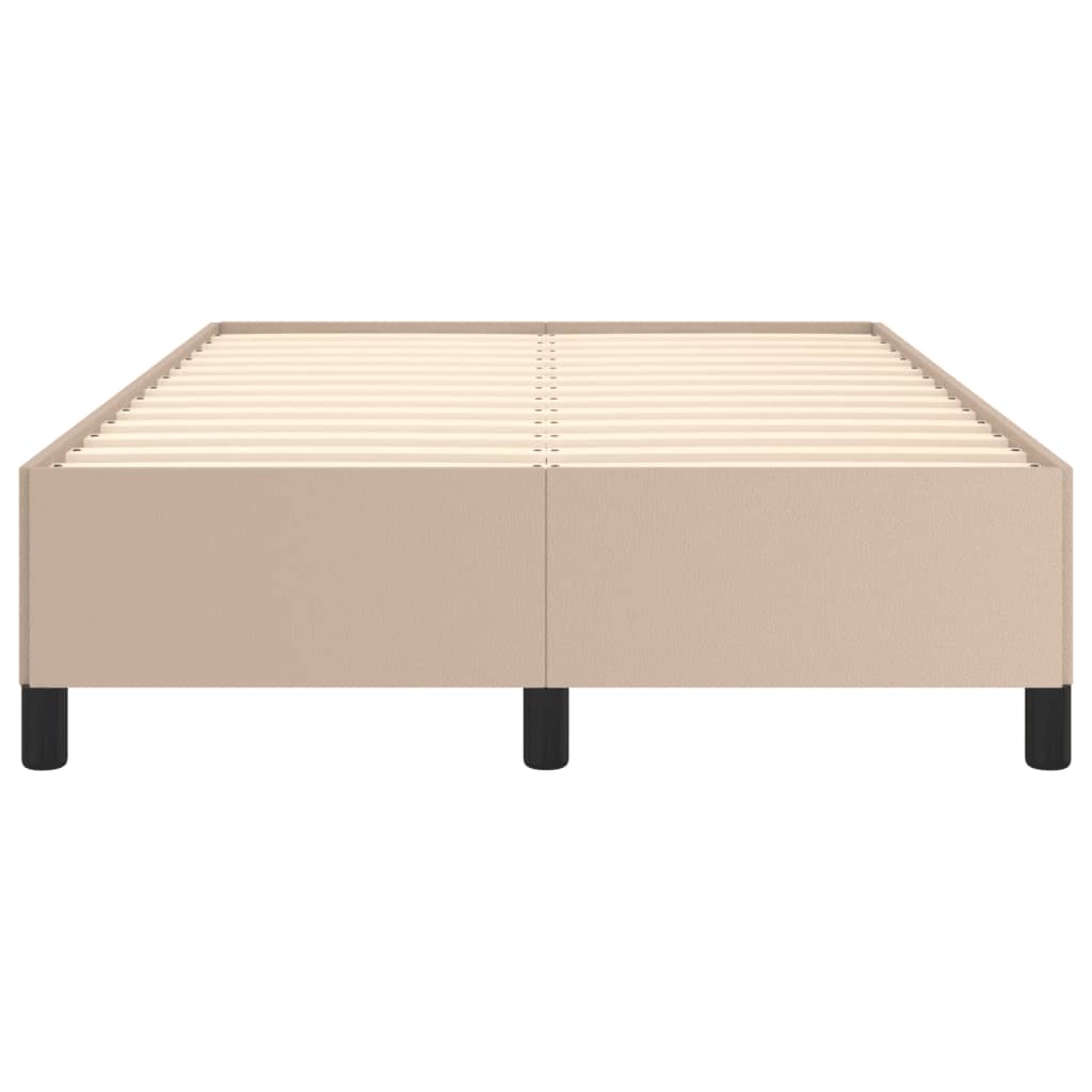 Cadre de lit sans matelas cappuccino 120x190 cm similicuir - XIOS