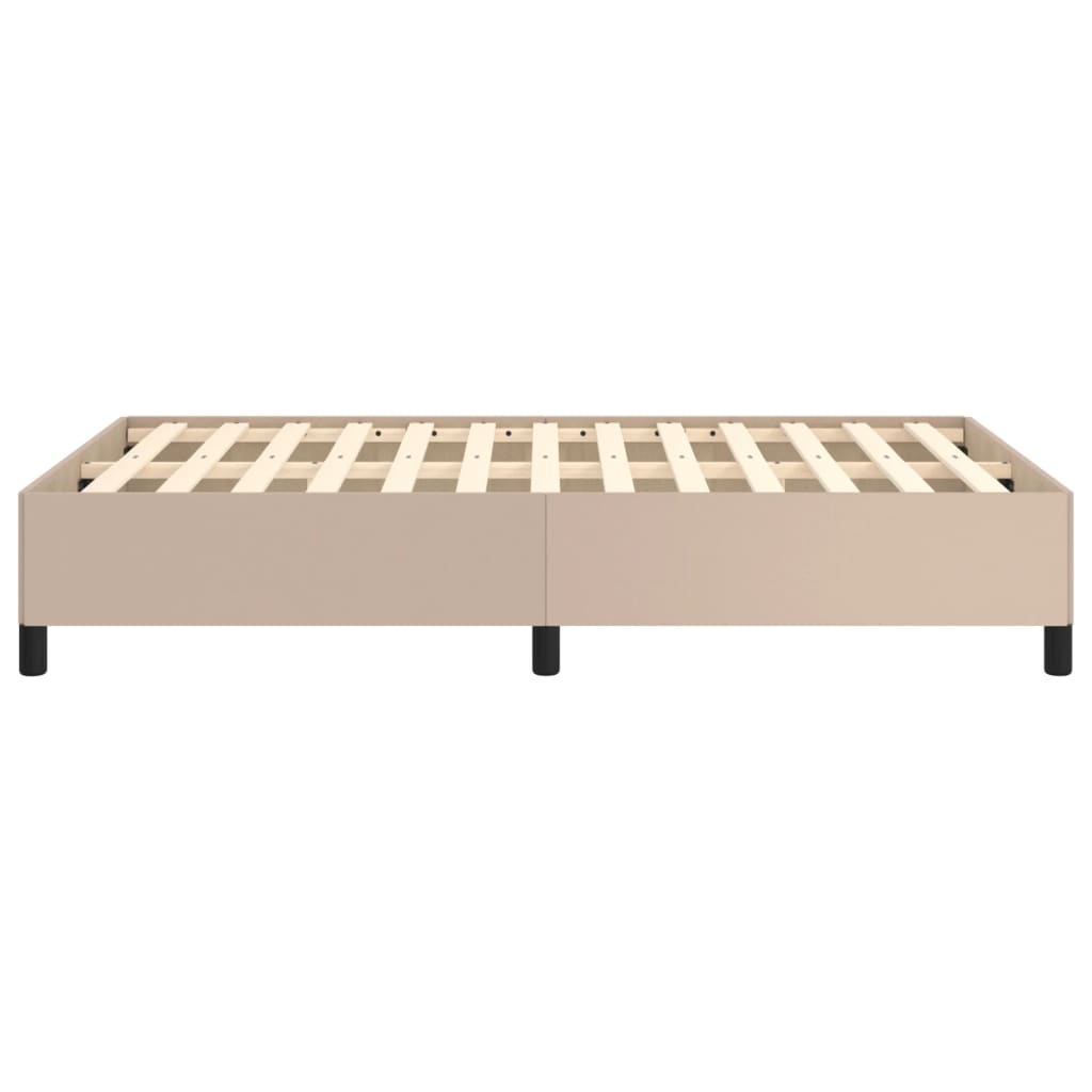 Cadre de lit sans matelas cappuccino 120x190 cm similicuir - XIOS