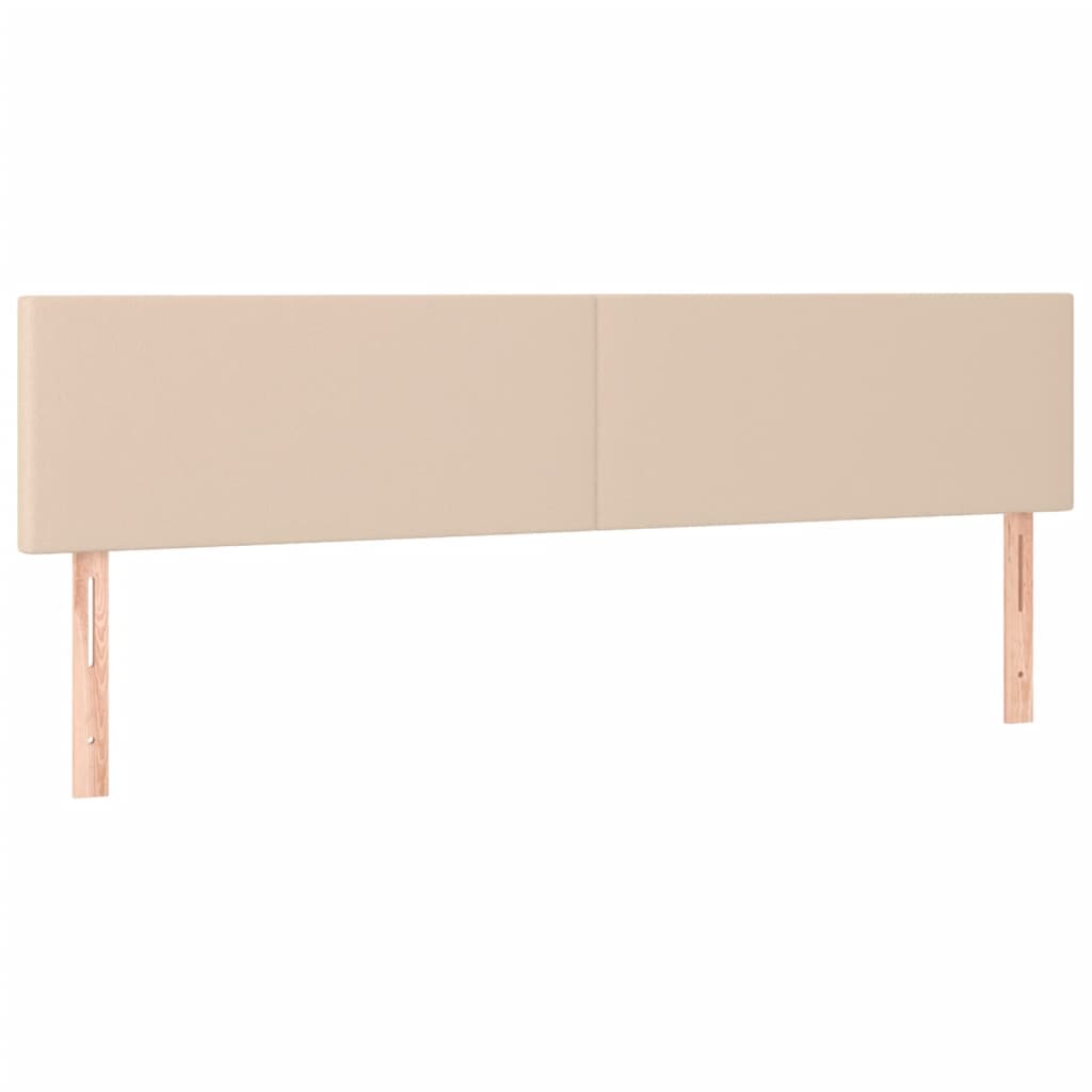 Sommier à lattes de lit matelas cappuccino 120x190cm similicuir - XIOS