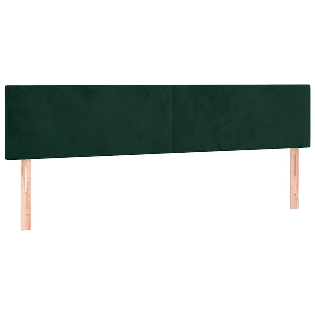 Sommier à lattes de lit avec matelas vert foncé 120x190 cm - XIOS