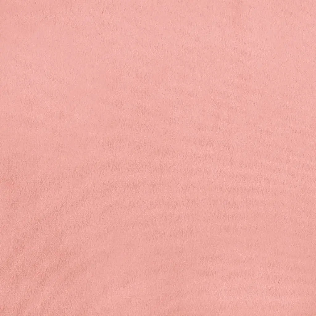 Sommier à lattes de lit avec matelas rose 120x190 cm velours - XIOS