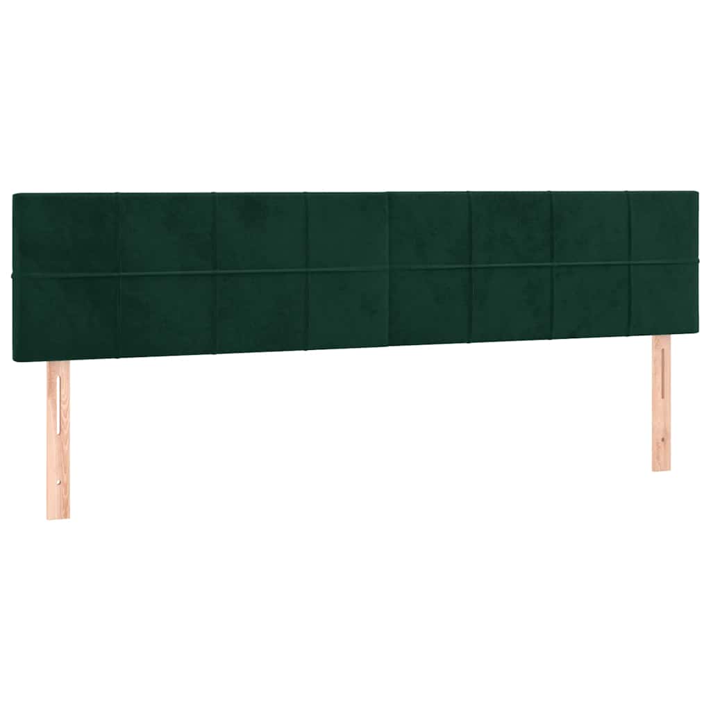 Sommier à lattes de lit avec matelas vert foncé 120x190 cm - XIOS
