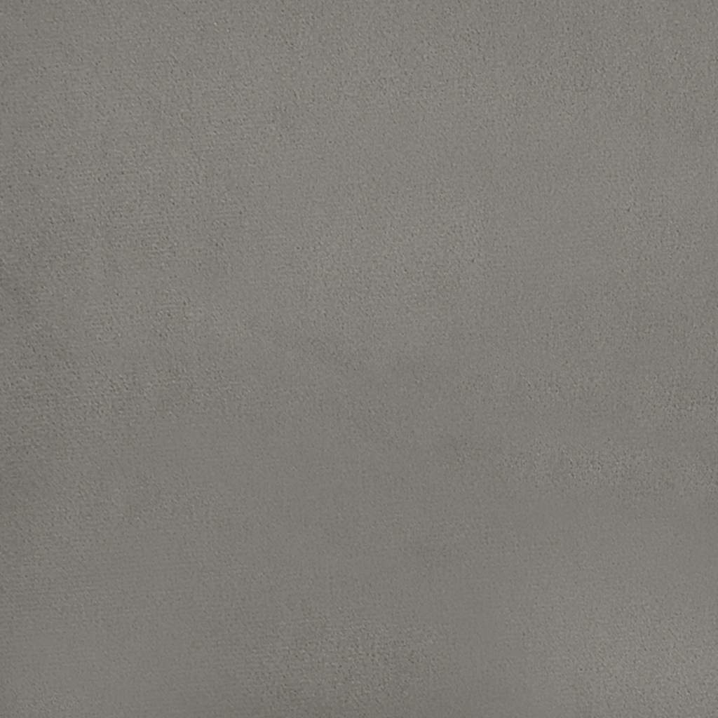 Sommier à lattes de lit avec matelas LED gris clair 120x190 cm - XIOS