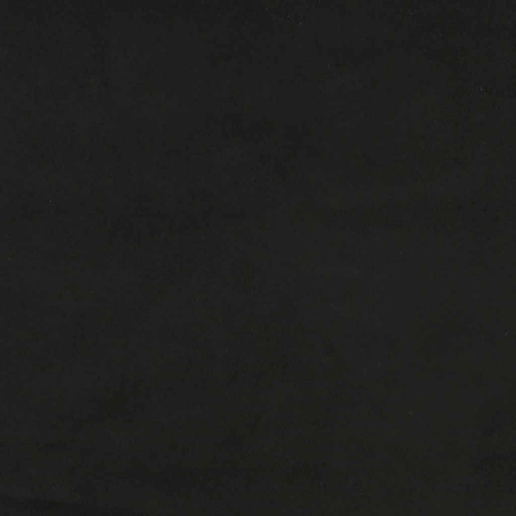 Sommier à lattes de lit et matelas LED noir 120x190 cm velours - XIOS