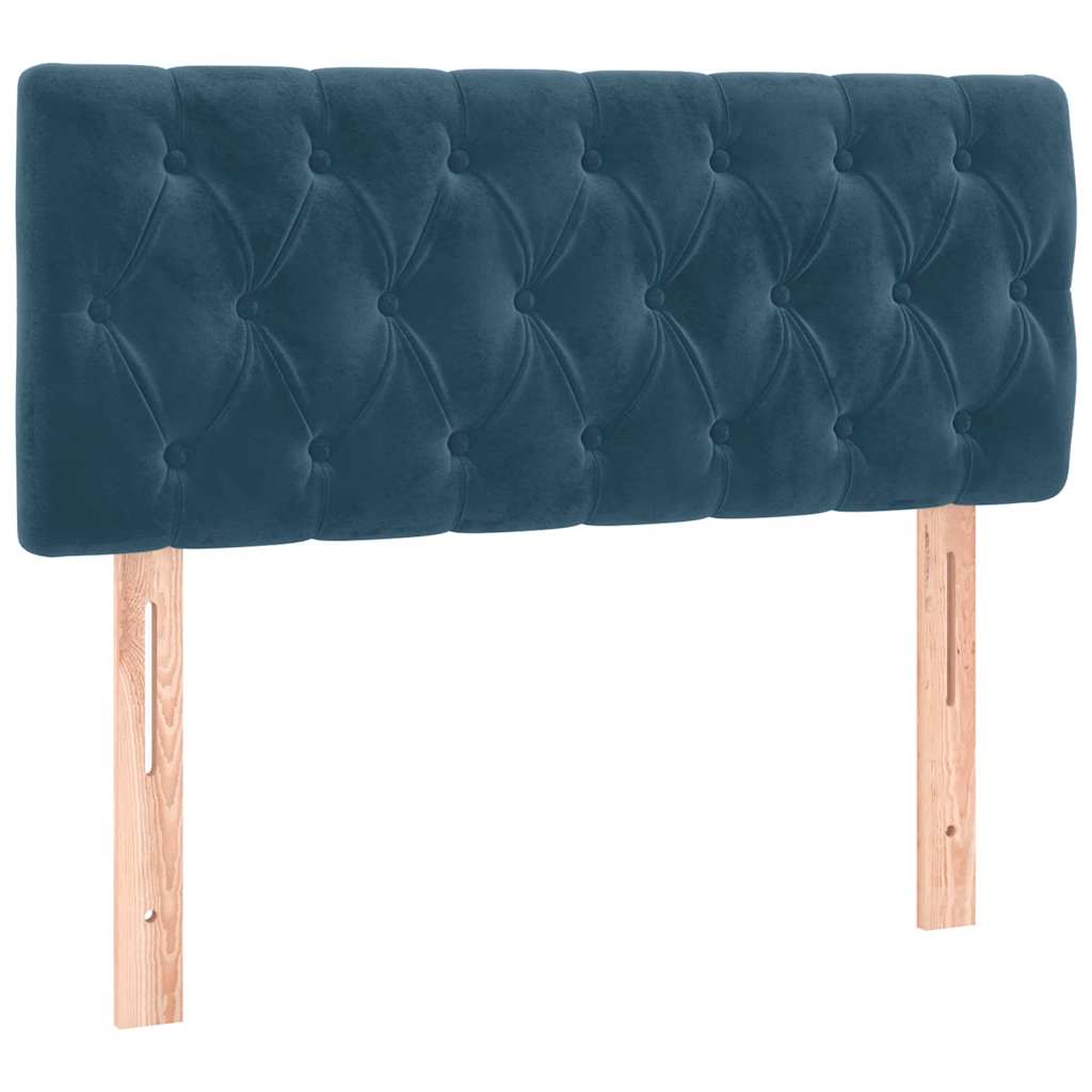Sommier à lattes de lit avec matelas LED bleu foncé 120x190 cm - XIOS