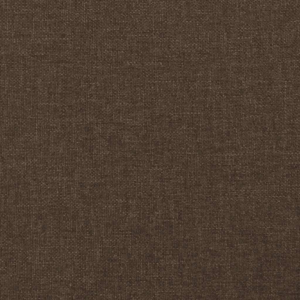 Sommier à lattes de lit matelas et LED marron foncé 120x190 cm - XIOS