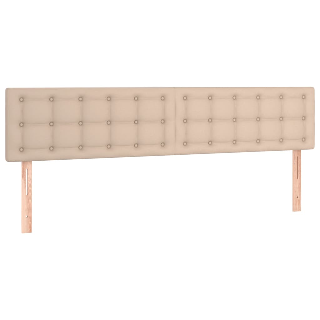Sommier à lattes de lit avec matelas LED cappuccino 120x190 cm - XIOS