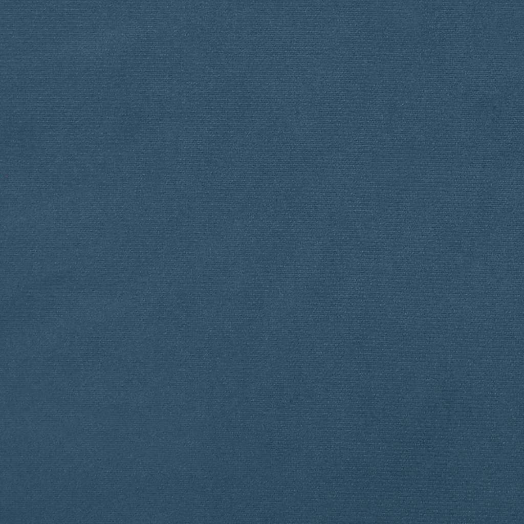 Sommier à lattes de lit avec matelas LED bleu foncé 120x190 cm - XIOS