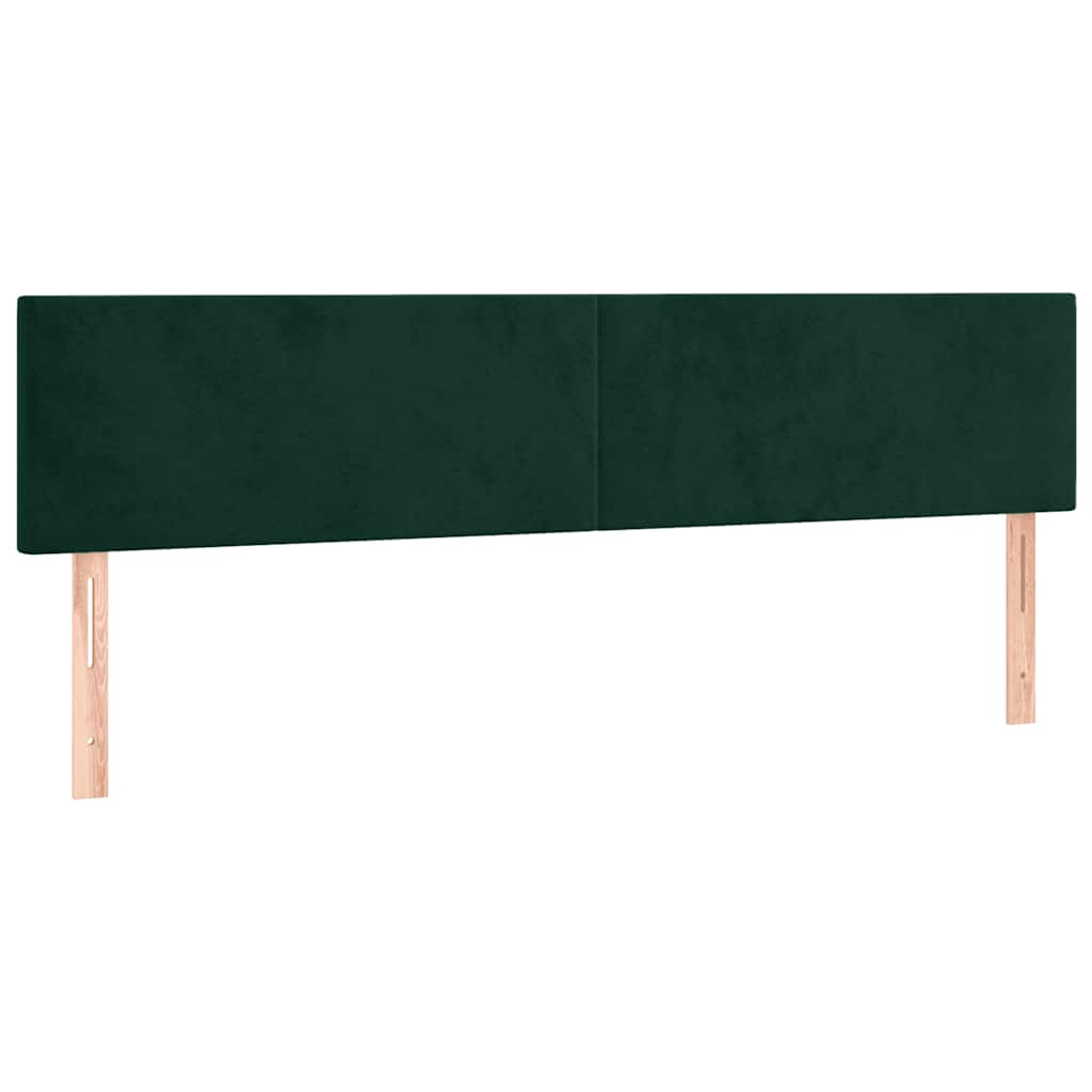Sommier à lattes de lit avec matelas vert foncé 120x190 cm - XIOS