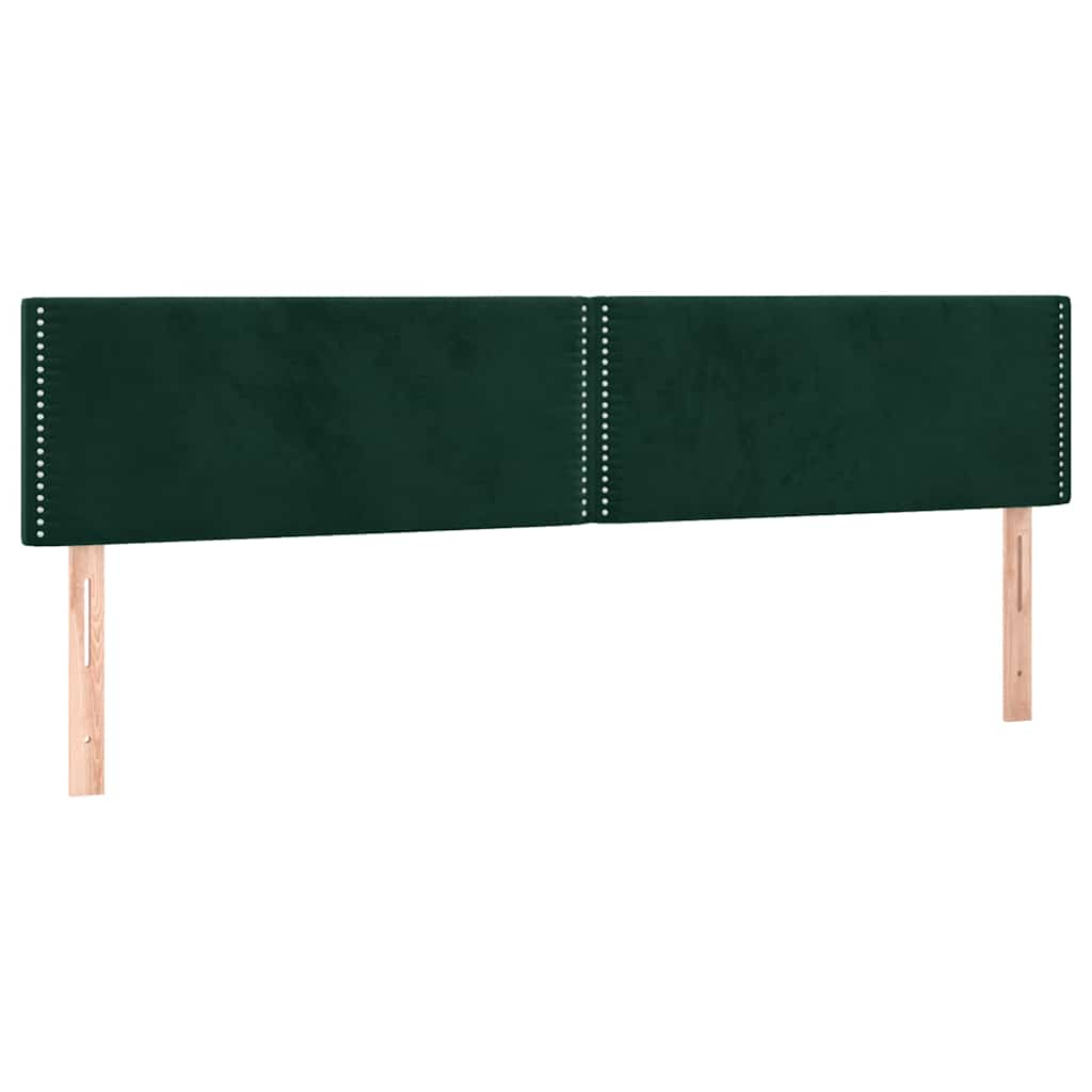 Sommier à lattes de lit avec matelas vert foncé 120x190 cm - XIOS