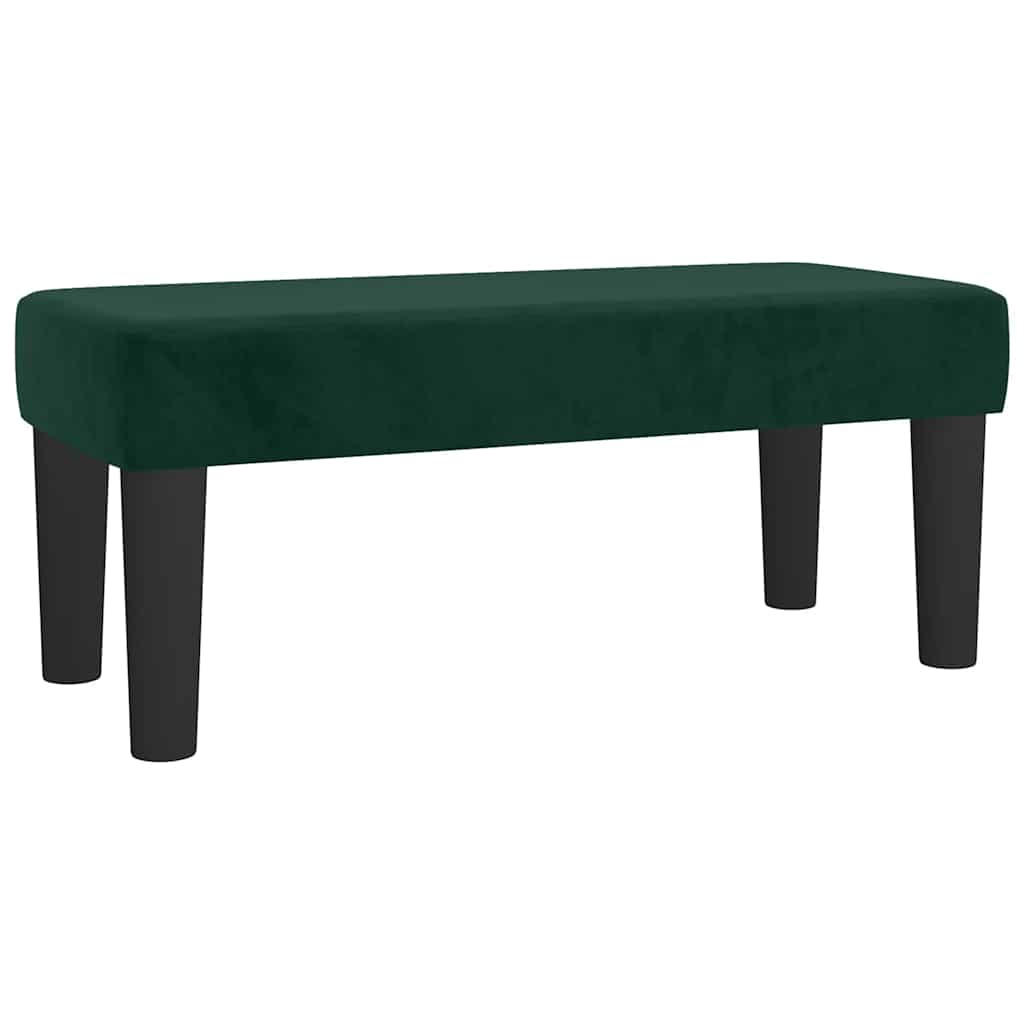 Sommier à lattes de lit avec matelas vert foncé 120x190 cm - XIOS