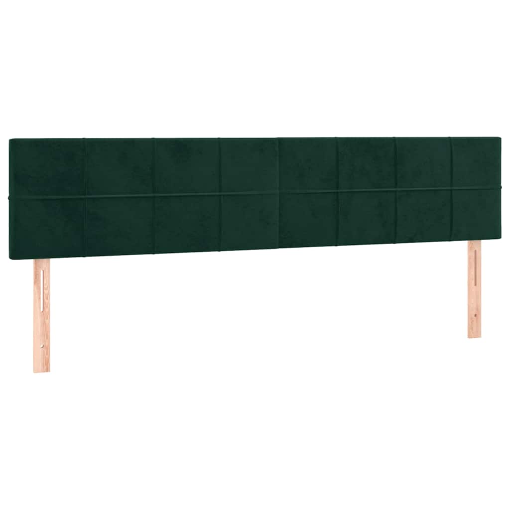 Sommier à lattes de lit avec matelas vert foncé 120x190 cm - XIOS