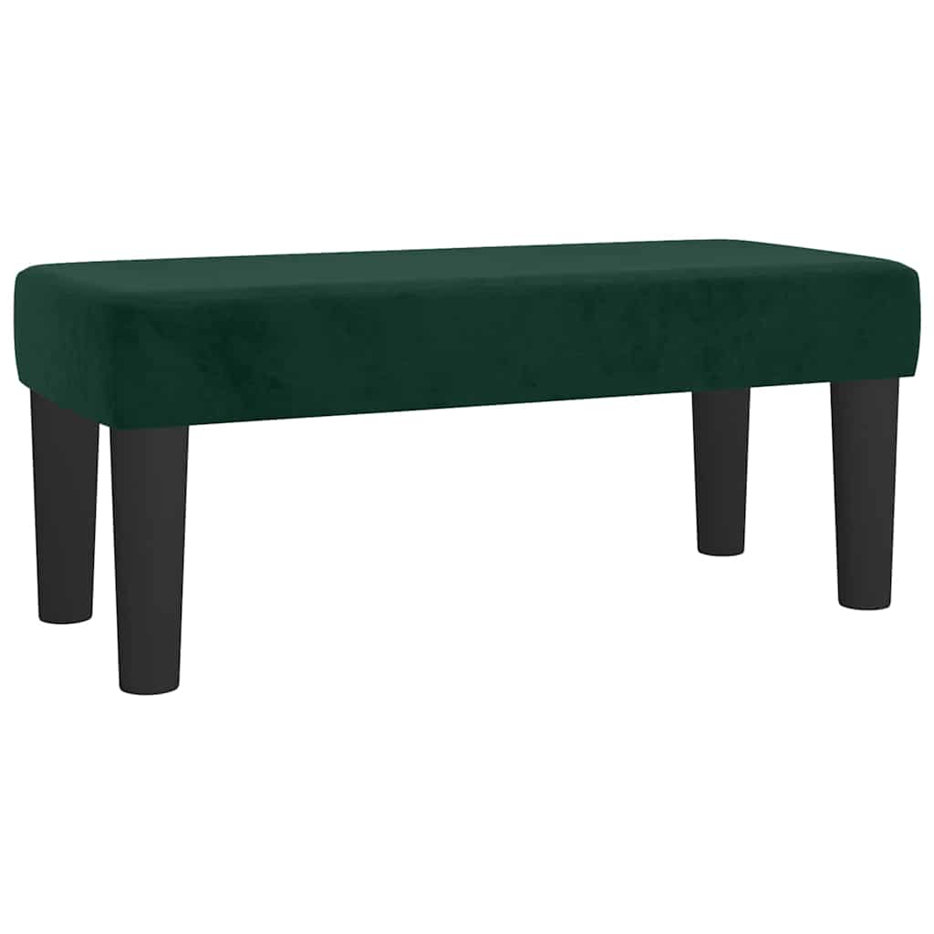 Sommier à lattes de lit avec matelas vert foncé 120x190 cm - XIOS