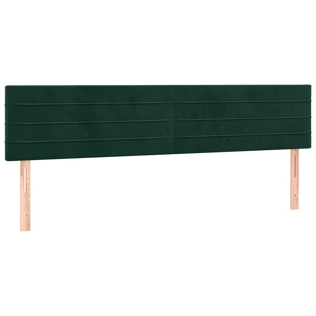 Sommier à lattes de lit avec matelas vert foncé 120x190 cm - XIOS