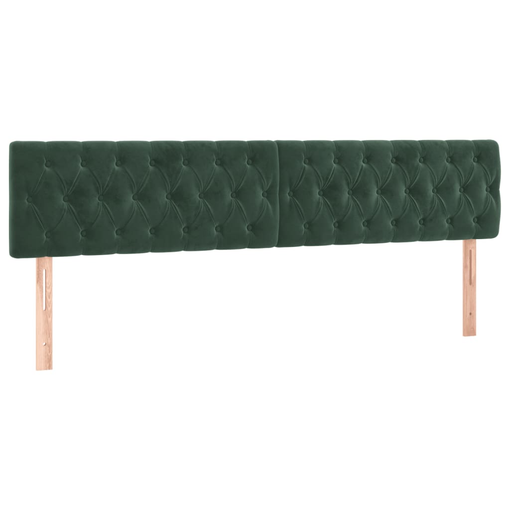 Sommier à lattes de lit avec matelas vert foncé 120x190 cm - XIOS