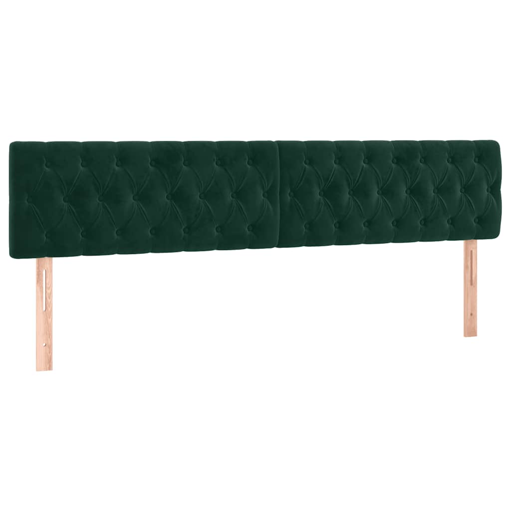 Sommier à lattes de lit avec matelas vert foncé 120x190 cm - XIOS