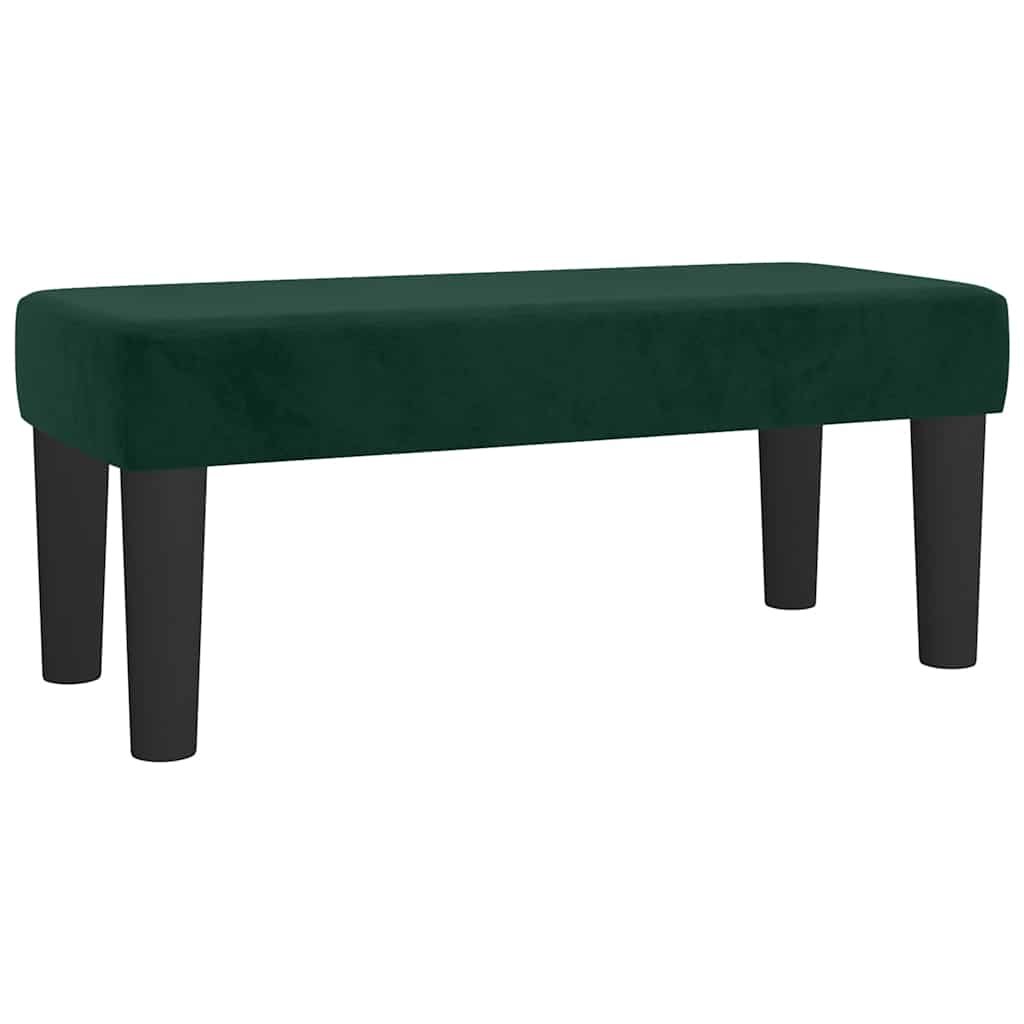 Sommier à lattes de lit avec matelas vert foncé 120x190 cm - XIOS