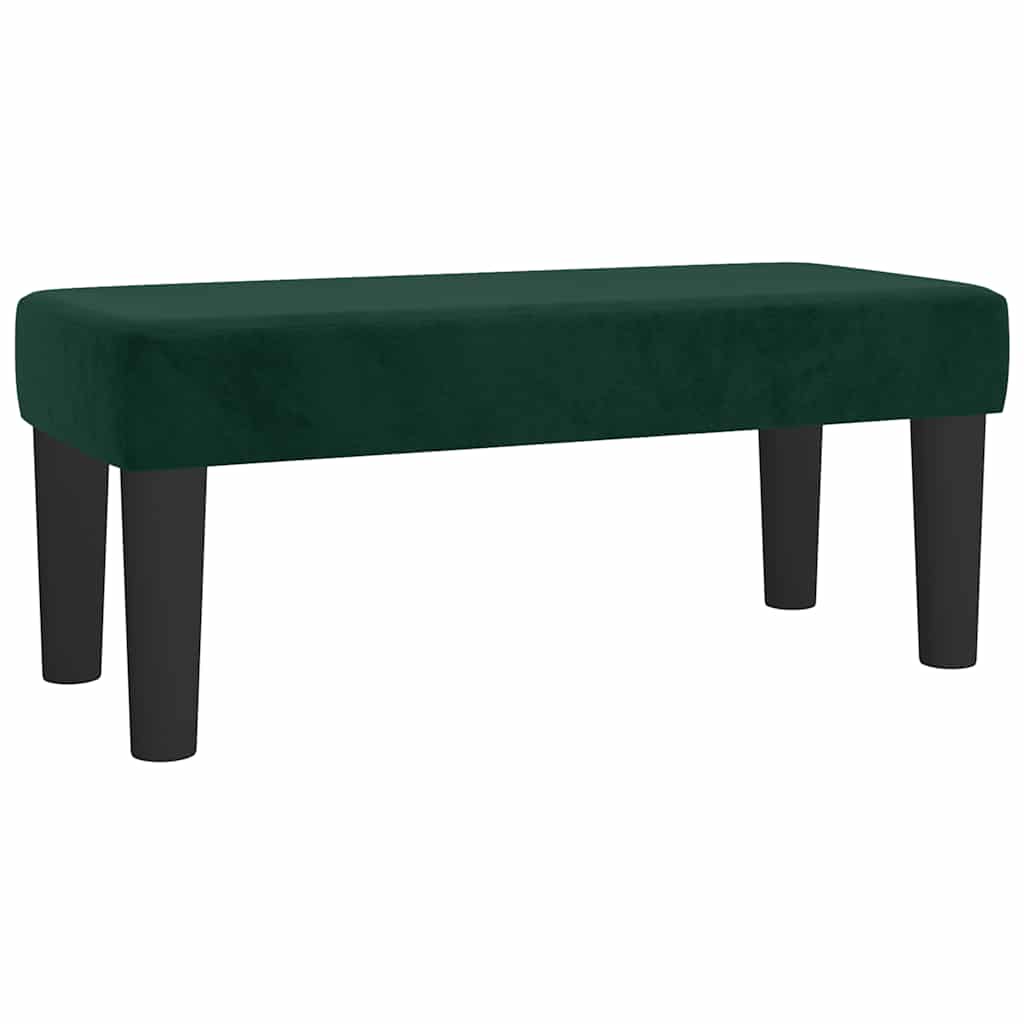 Sommier à lattes de lit avec matelas vert foncé 120x190 cm - XIOS