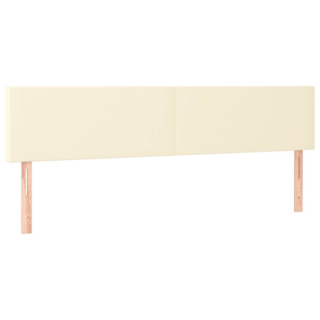 Cadre de lit sans matelas crème 120x190 cm similicuir - XIOS