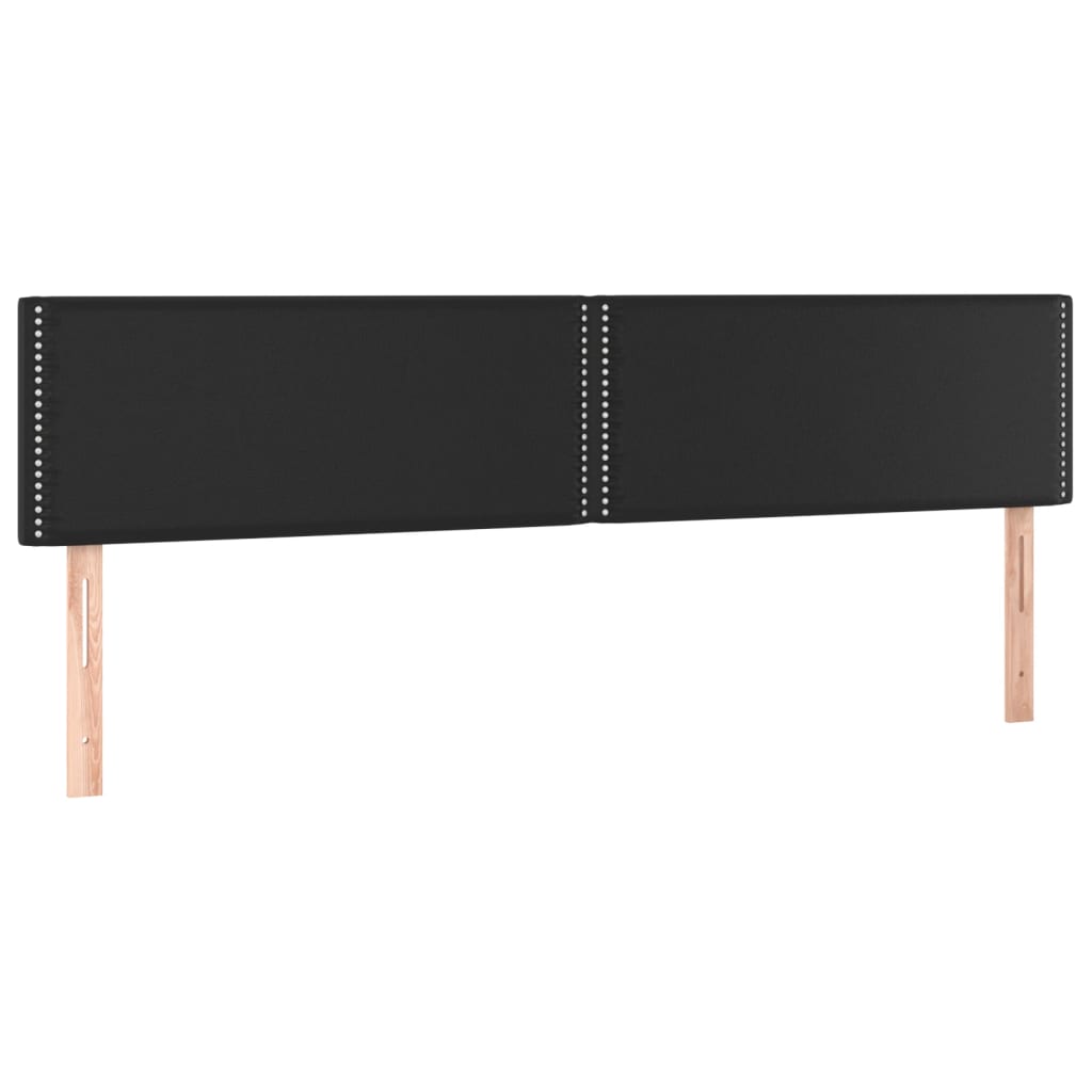 Cadre de lit sans matelas noir 120x190 cm similicuir - XIOS